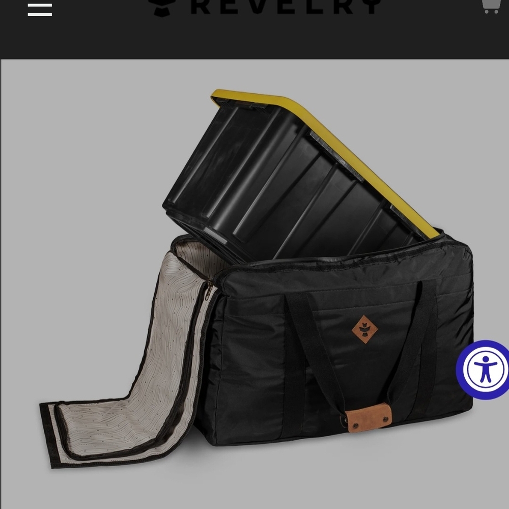 Revelry Black and Tan Men's Bag